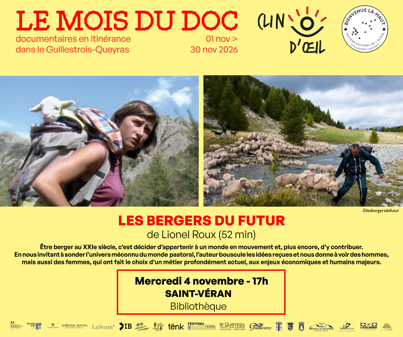 affiche les bergers du futur